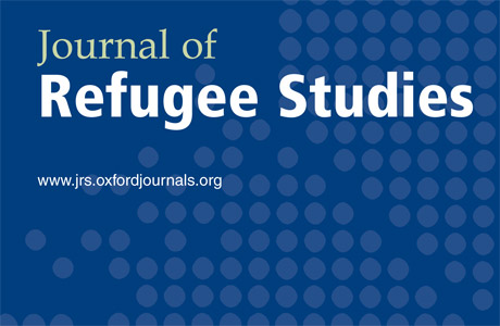 Capa do Journal of Refugee Studies (Imagem: www.forcedmigration.org)